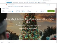 Desktop screenshot for disneyland.com