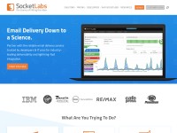 Desktop screenshot for socketlabs.com