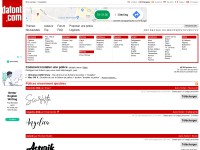 Desktop screenshot for dafont.com