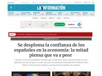 Desktop screenshot for lainformacion.com