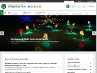 Desktop screenshot for montgomeryparks.org