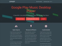 Desktop screenshot for gpmdp.xyz