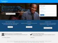 Desktop screenshot for accuplacer.org