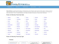 Desktop screenshot for powerofattorney.com