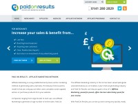 Desktop screenshot for paidonresults.net
