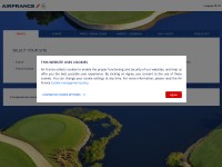Desktop screenshot for airfrance.com