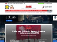 Screenshot of sme.sk