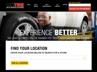 Desktop screenshot for mrtire.com