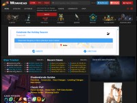 Desktop screenshot for wowhead.com