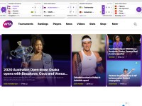 Desktop screenshot for wtatennis.com