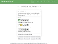 Desktop screenshot for wordleunlimitd.com