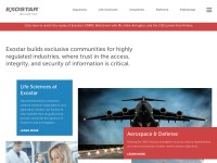 Desktop screenshot for exostar.com