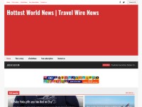 Desktop screenshot for travelwirenews.com