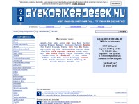 Desktop screenshot for gyakorikerdesek.hu
