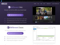 Desktop screenshot for bittorrent.com