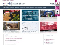 Desktop screenshot for ac-amiens.fr