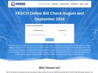 Desktop screenshot for fescoonlinebil.pk