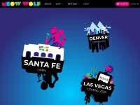 Desktop screenshot for meowwolf.com
