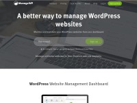 Desktop screenshot for managewp.com