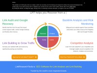 Desktop screenshot for linkresearchtools.com
