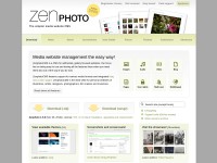 Desktop screenshot for zenphoto.org