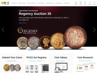 Desktop screenshot for pcgs.com
