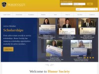 Desktop screenshot for honorsociety.org
