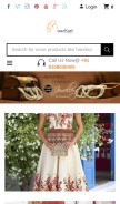 How baazkart.com looks like on a mobile device such as an iPhone.