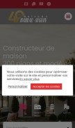 How babeau-seguin.fr looks like on a mobile device such as an iPhone.
