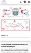 How baby-schnullerketten.de looks like on a mobile device such as an iPhone.