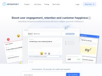 Desktop screenshot for announcekit.app
