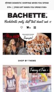 How bachette.com looks like on a mobile device such as an iPhone.