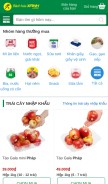 How bachhoaxanh.com looks like on a mobile device such as an iPhone.