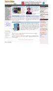 How back2college.com looks like on a mobile device such as an iPhone.