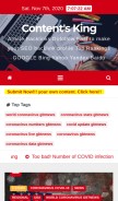 How backlinkcontent.com looks like on a mobile device such as an iPhone.