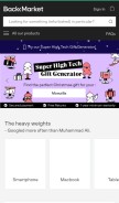 How backmarket.com looks like on a mobile device such as an iPhone.