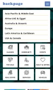 How backpageclassifieds.com looks like on a mobile device such as an iPhone.