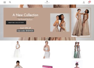 How badianinewyork.com looks like on a tablet such as an iPad.