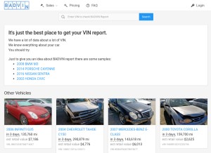 How badvin.org looks like on a tablet such as an iPad.