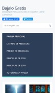 How bajalogratis.com looks like on a mobile device such as an iPhone.