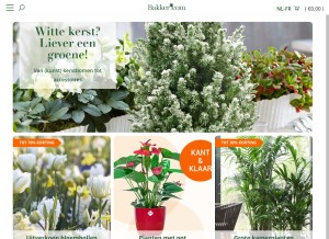 How bakker-belgie.com looks like on a tablet such as an iPad.