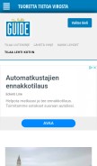 How balticguide.ee looks like on a mobile device such as an iPhone.