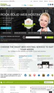 How banahosting.com looks like on a mobile device such as an iPhone.
