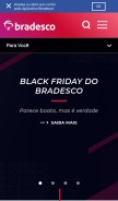 How banco.bradesco looks like on a mobile device such as an iPhone.