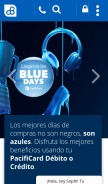 How bancodelpacifico.com looks like on a mobile device such as an iPhone.