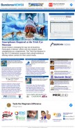 How banderasnews.com looks like on a mobile device such as an iPhone.