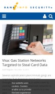 How bankinfosecurity.com looks like on a mobile device such as an iPhone.
