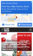 How banknaija.com looks like on a mobile device such as an iPhone.