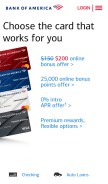 How bankofamerica.com looks like on a mobile device such as an iPhone.