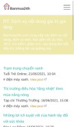 How banmua24h.com looks like on a mobile device such as an iPhone.